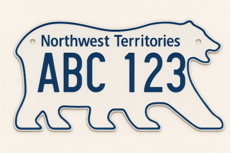 Northwest Territories license plate